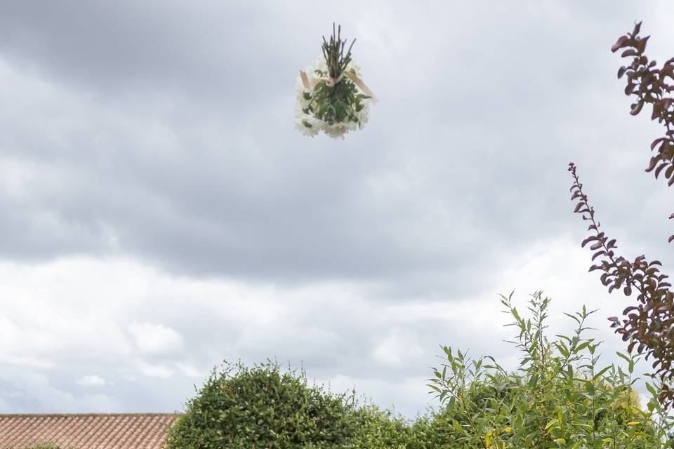 Lancé de bouqet
