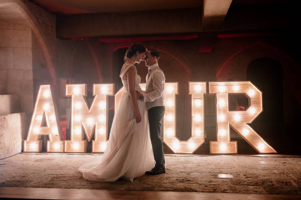 Location lettres lumineuses