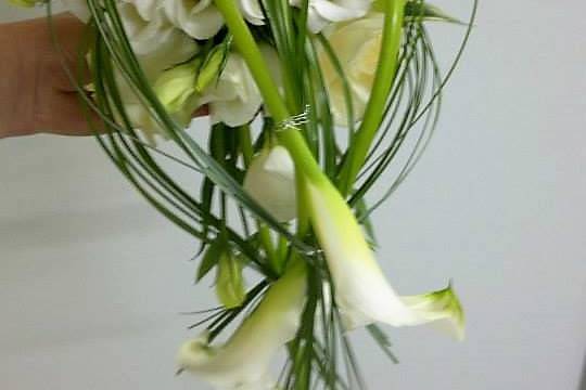 Bouquet de mariée boule