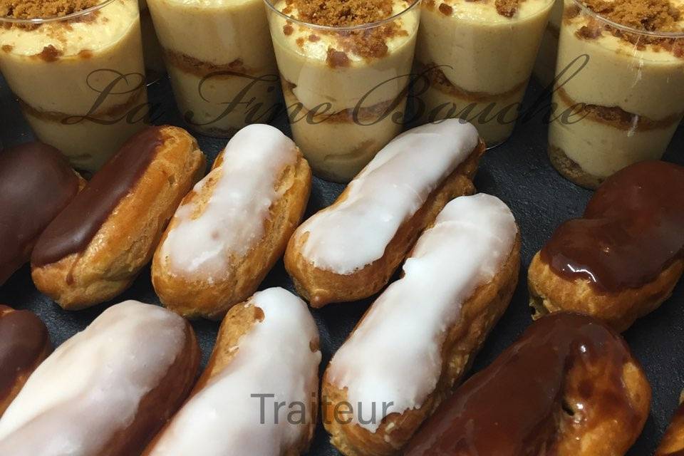 Tiramisu éclairs maison