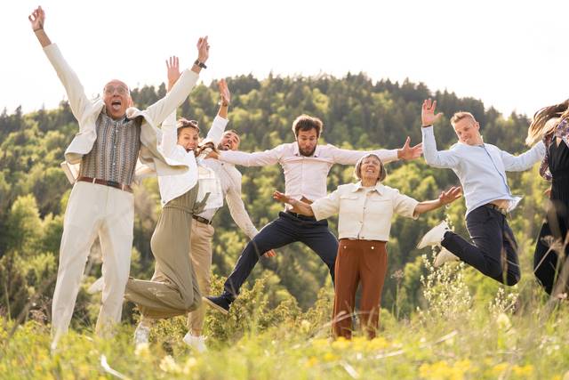 Famille en l'air