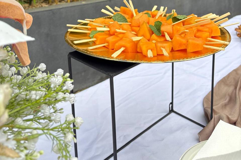 Brochette de fruit