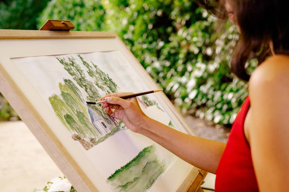 Grande aquarelle