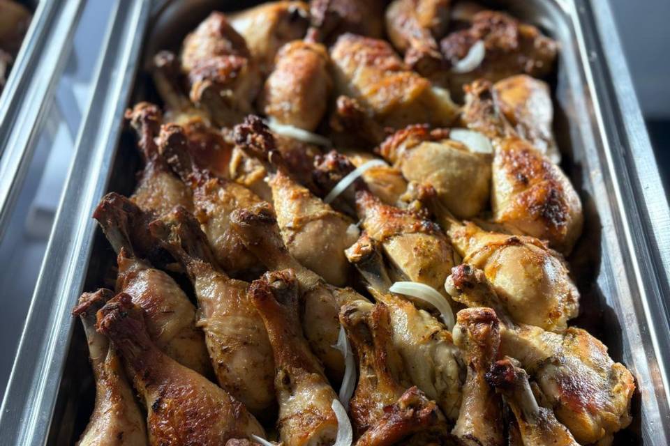 Pilon de poulet braisé