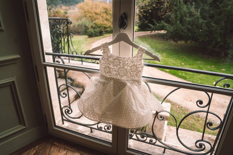 Robe pailleté petite fille