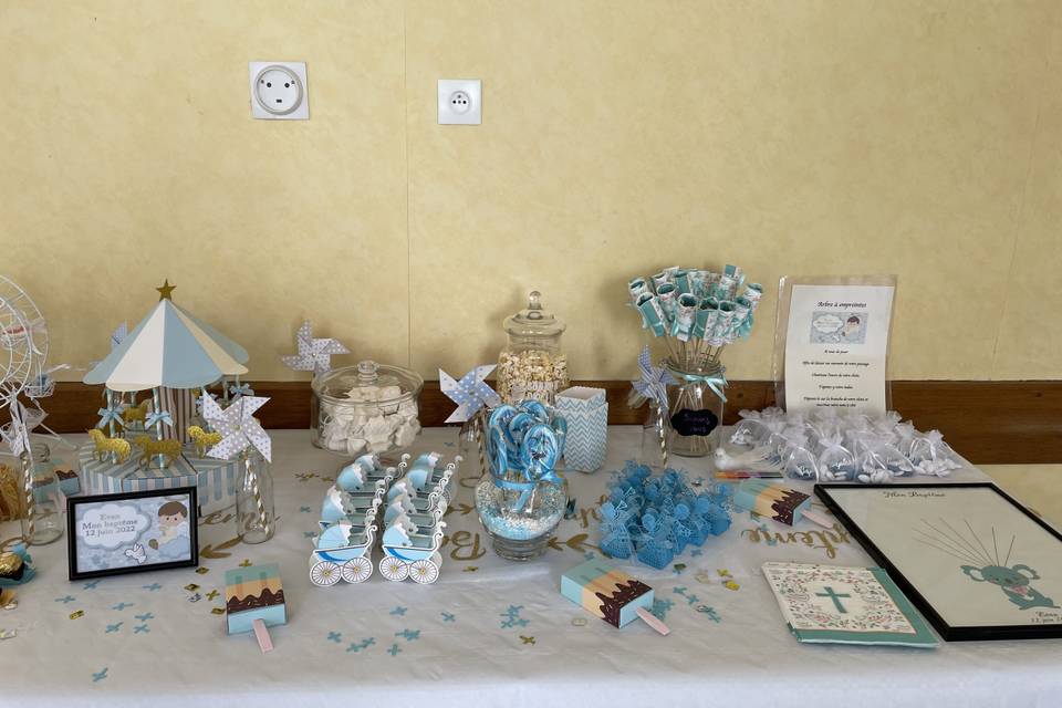 Candy bar baptême