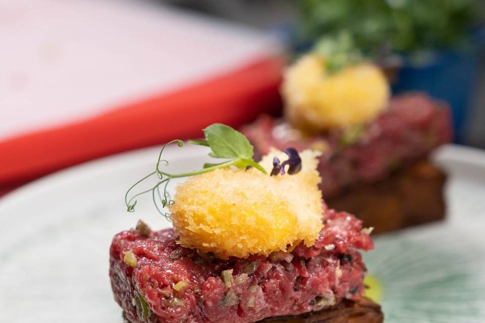 Tartare de boeuf revisité