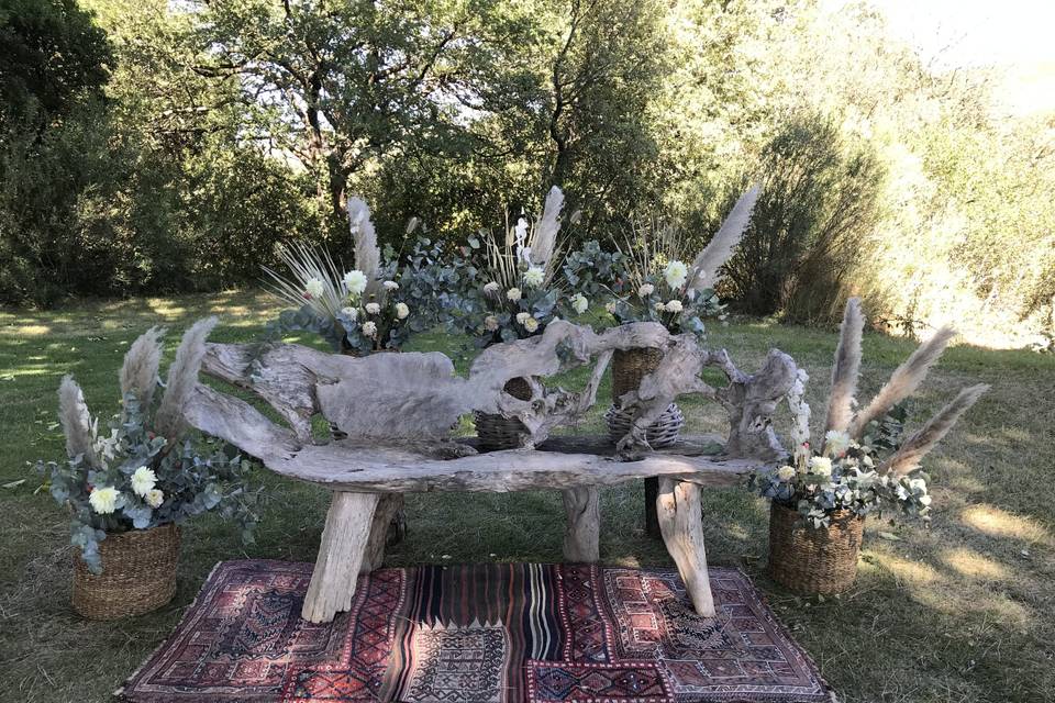 Banc cérémonie laïque