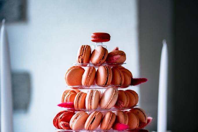 Pièce montée macarons