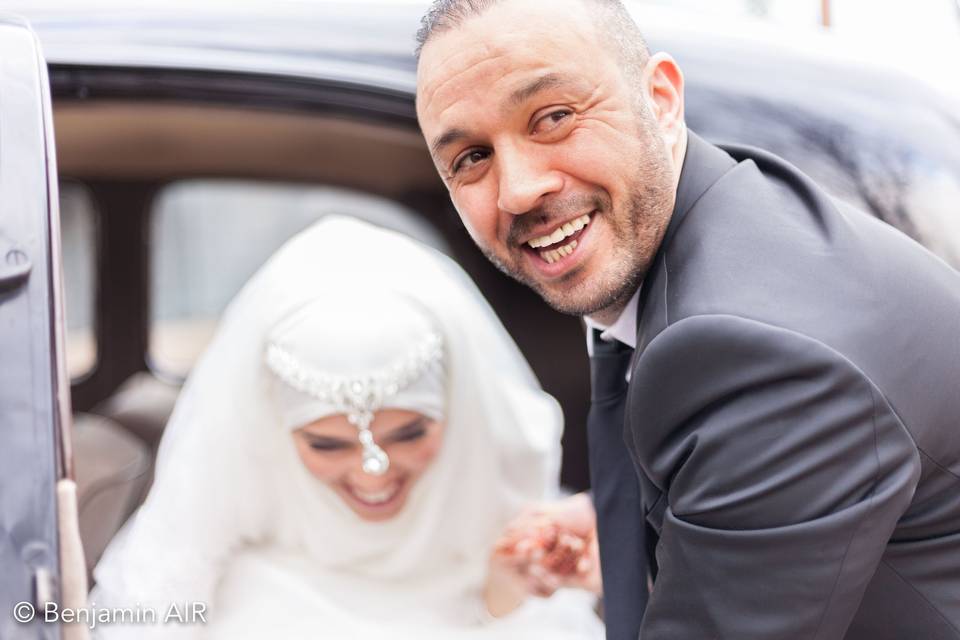 La robe et la voiture...