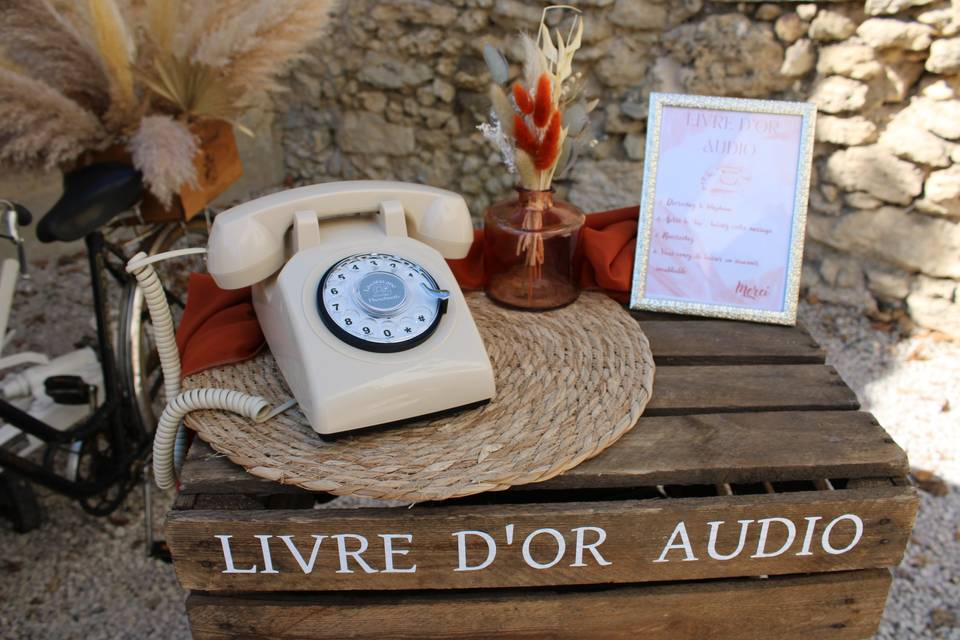 Livre d'or audio