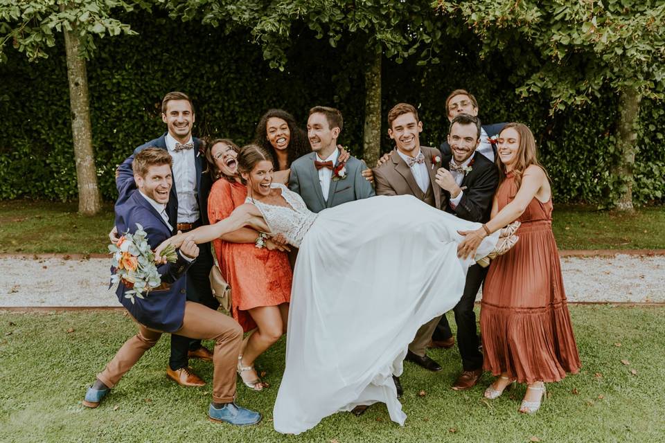 Photo de groupe fun