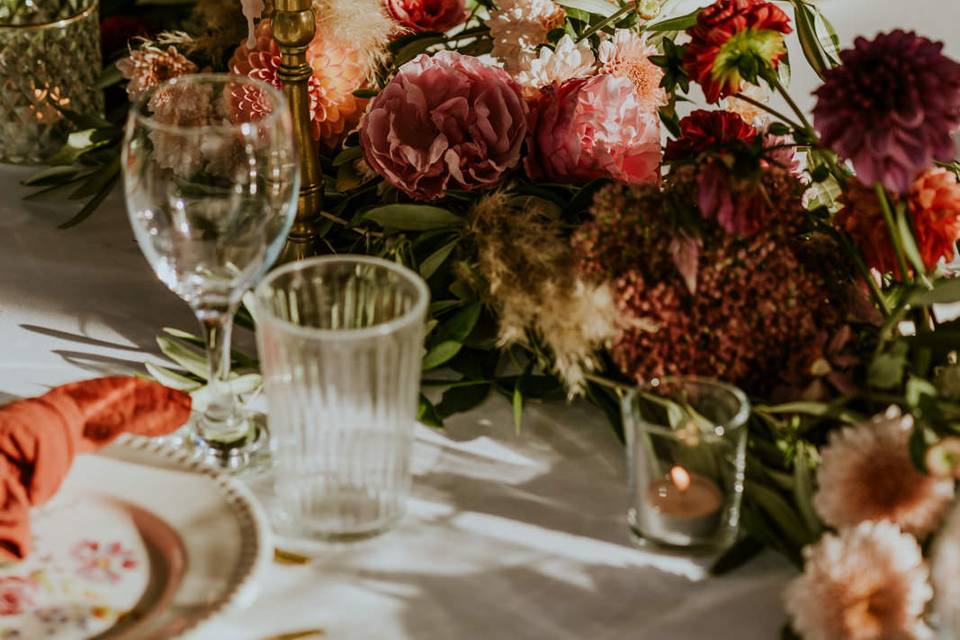 Table mariage - déco