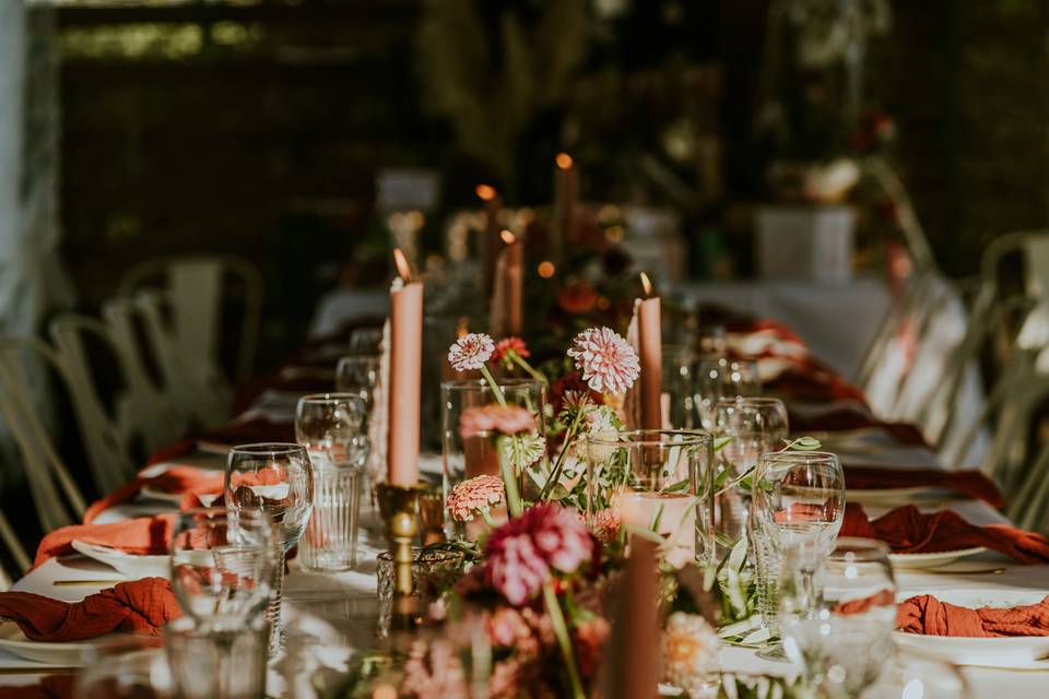 Table mariage - déco
