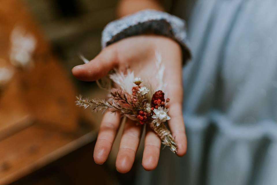 Boutonnière marié
