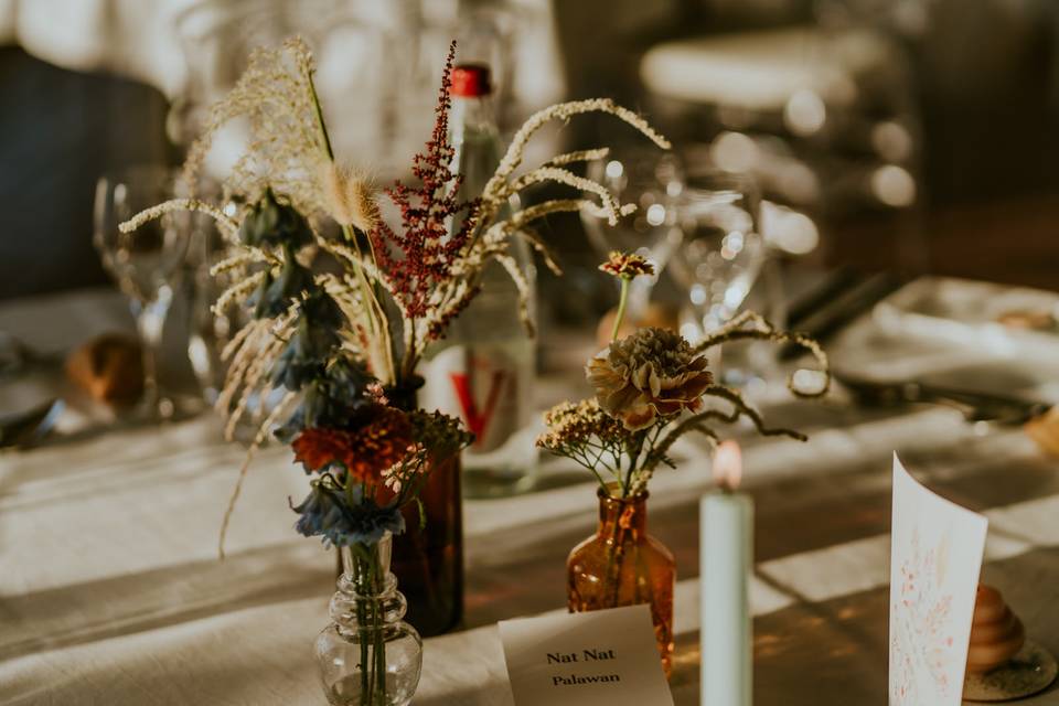 Table mariage - déco