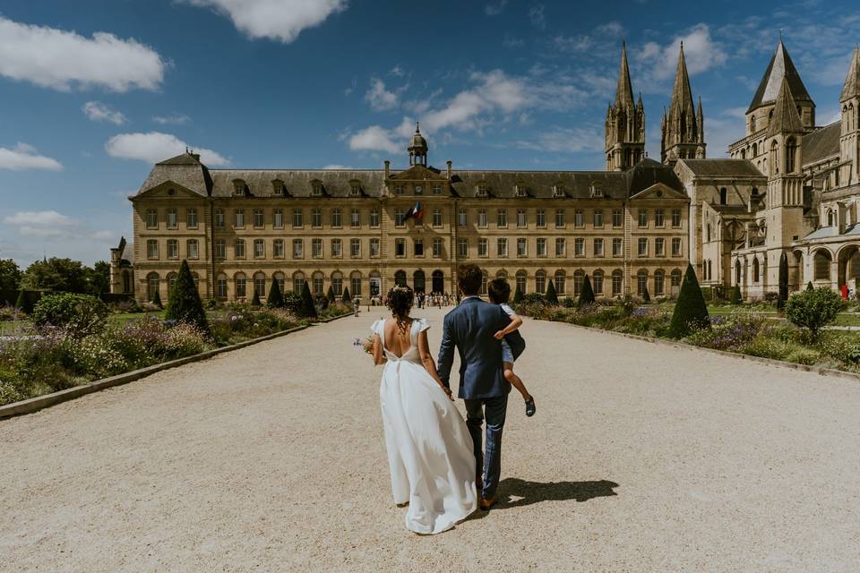 Arrivée à la mairie