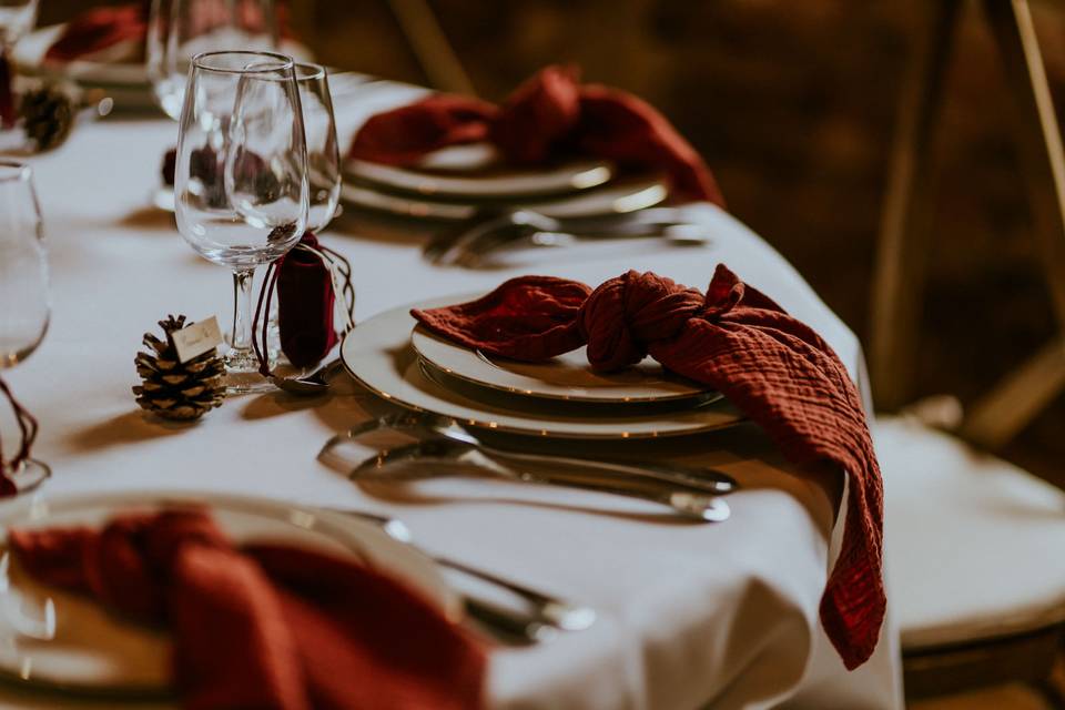 Table mariage - déco