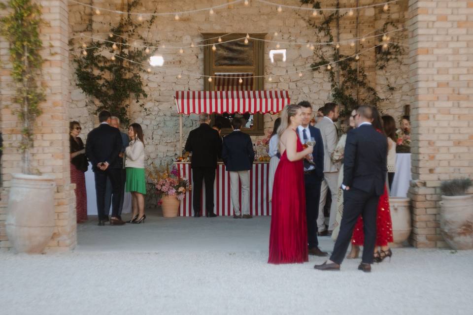 Buffet réception