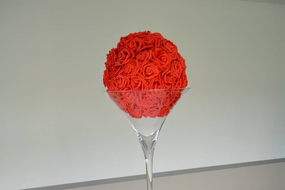Vase martini H70cm