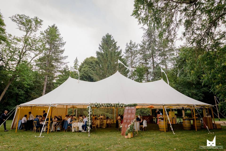 Mariage sous tente