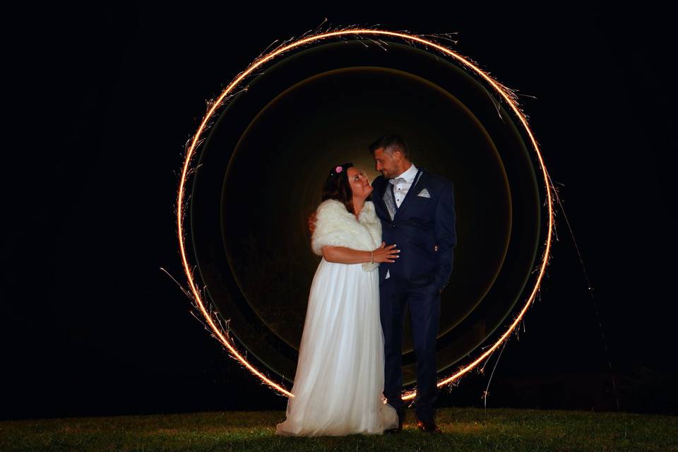 Photo 2 couple - lightpainting