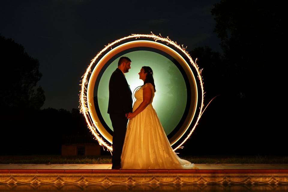 Photo 2 couple - lightpainting