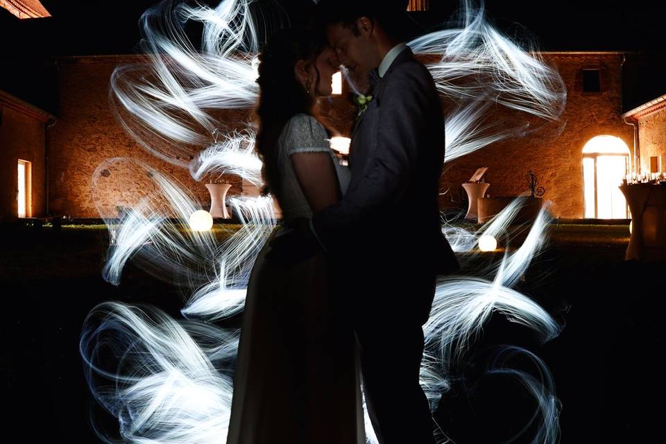 Photo 2 couple - lightpainting