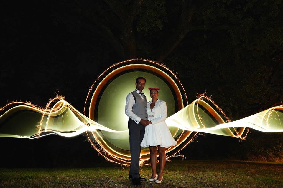 Photo 2 couple - lightpainting