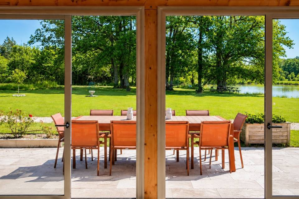 Vue extérieur depuis la salle