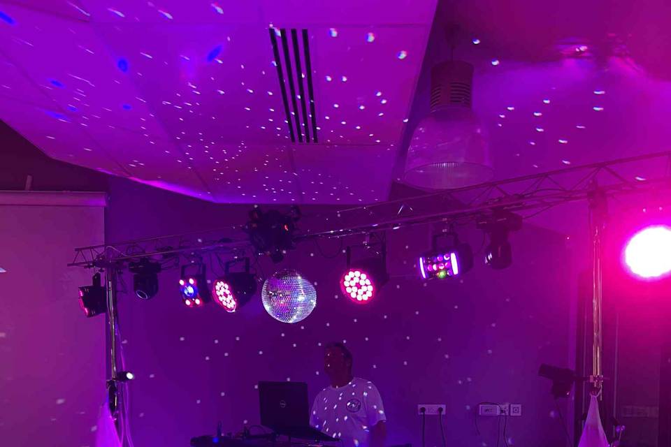 Mariage thème disco