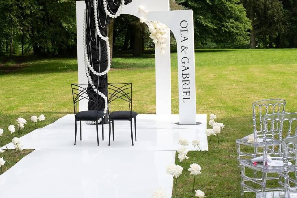 Décoration de cérémonie laïque