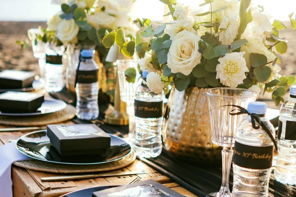 Décoration de table élégante