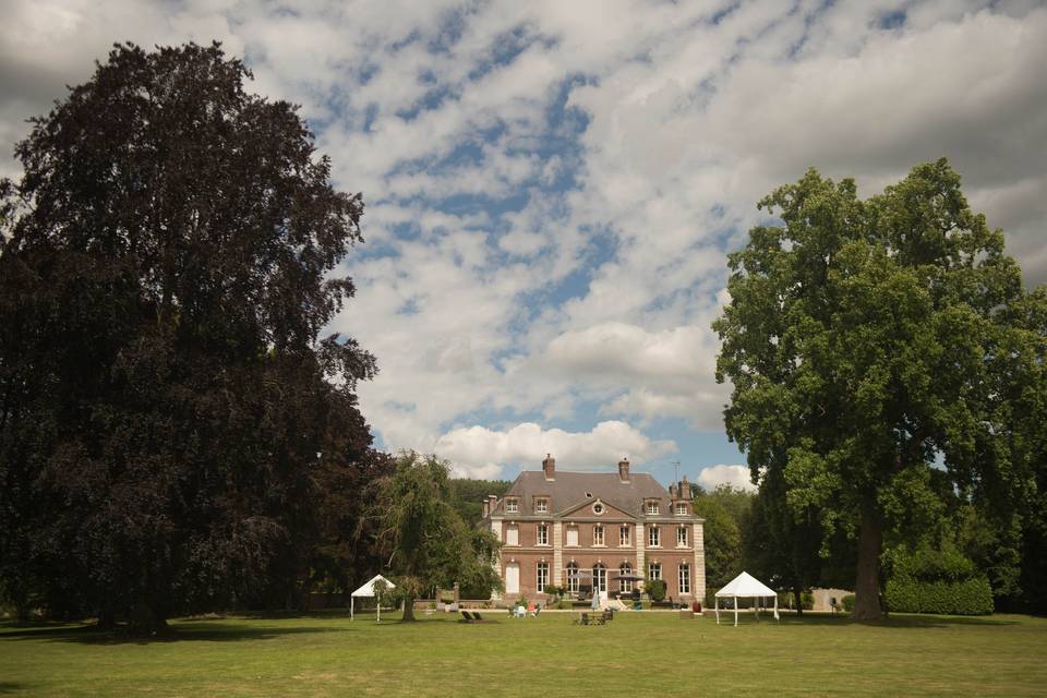 Le château coté terrasse