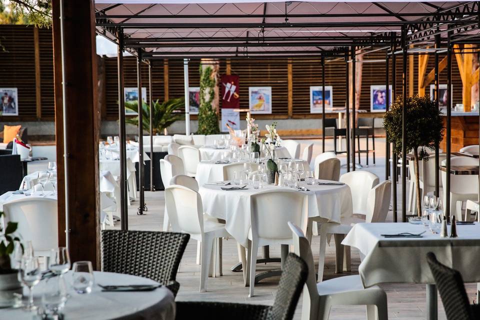 Restaurant piscine