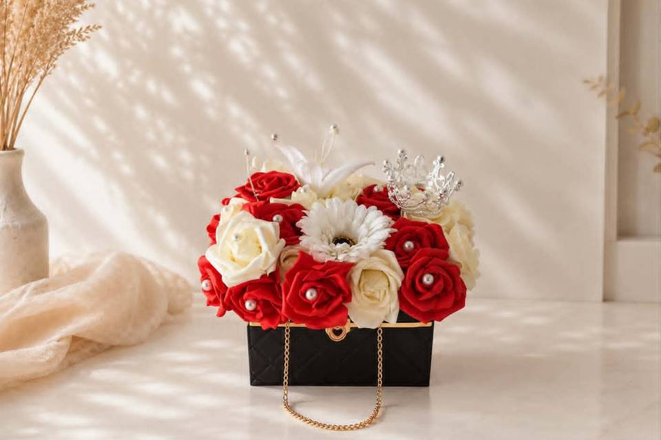 Sac floral artisanal