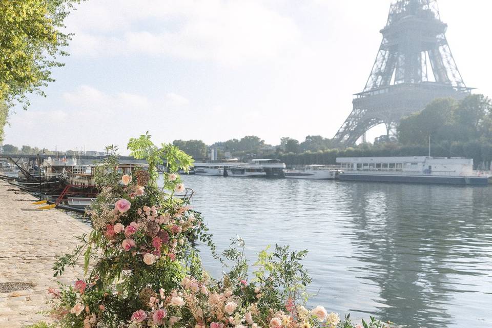 Mariage intimiste quai de Sein