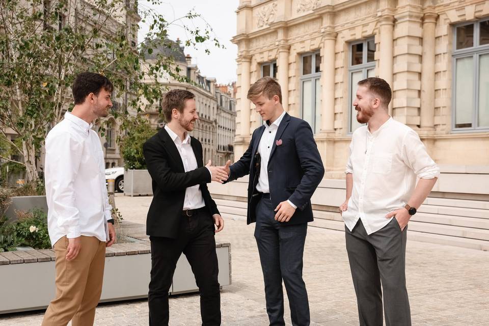 Séance photo de mariage