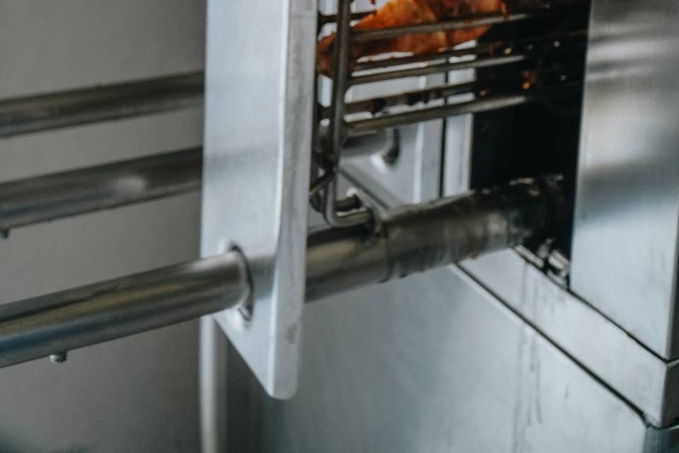 Poulet en cuisson