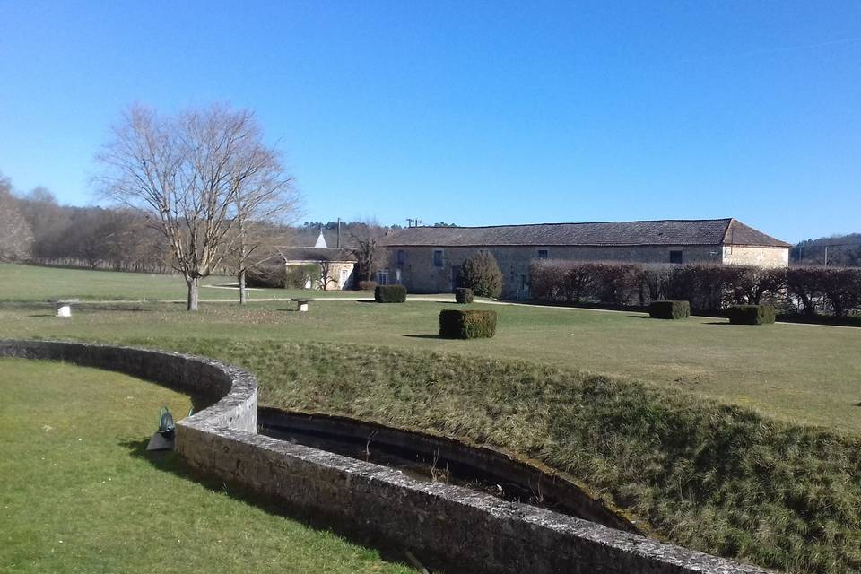 La salle vue des terrasses