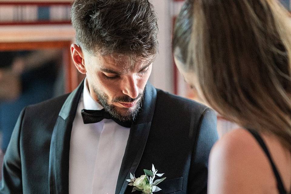 Boutonnière marié