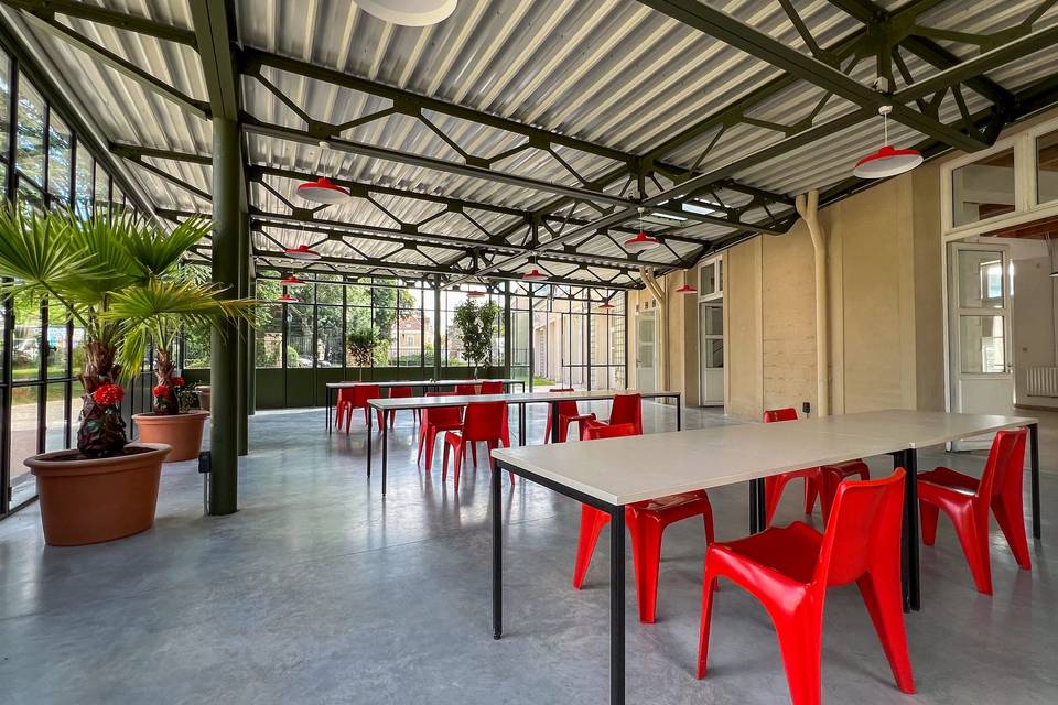 Intérieur orangerie véranda