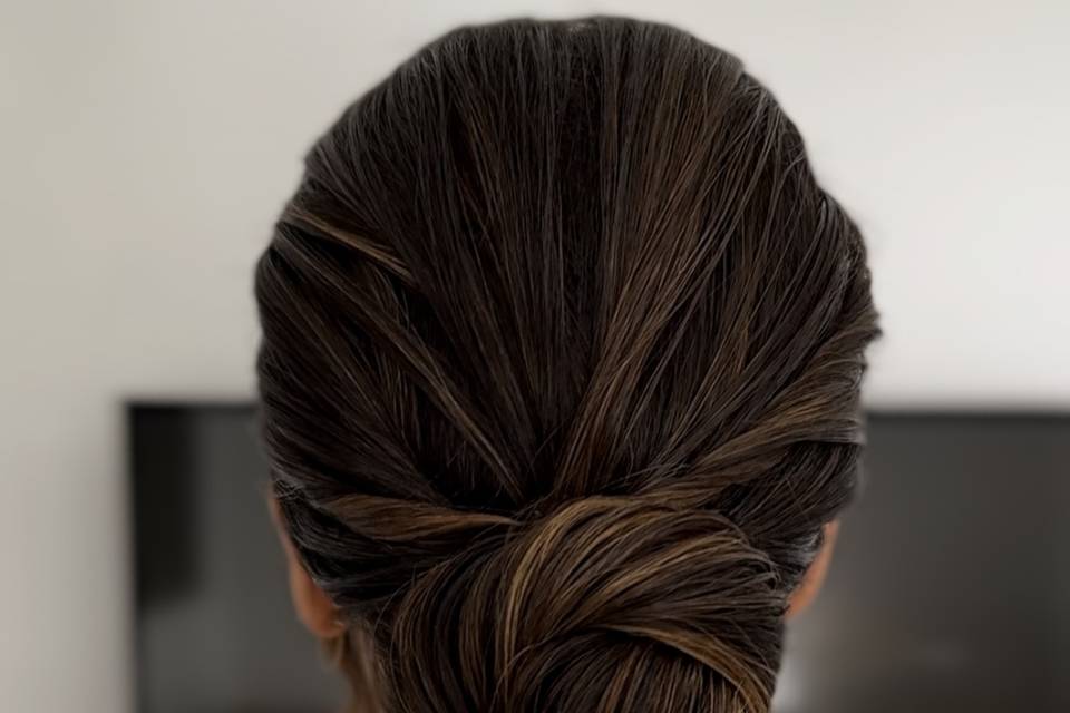 Chignon bohème