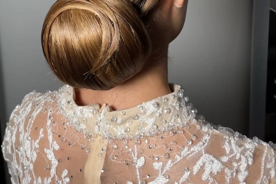 Chignon bas classe