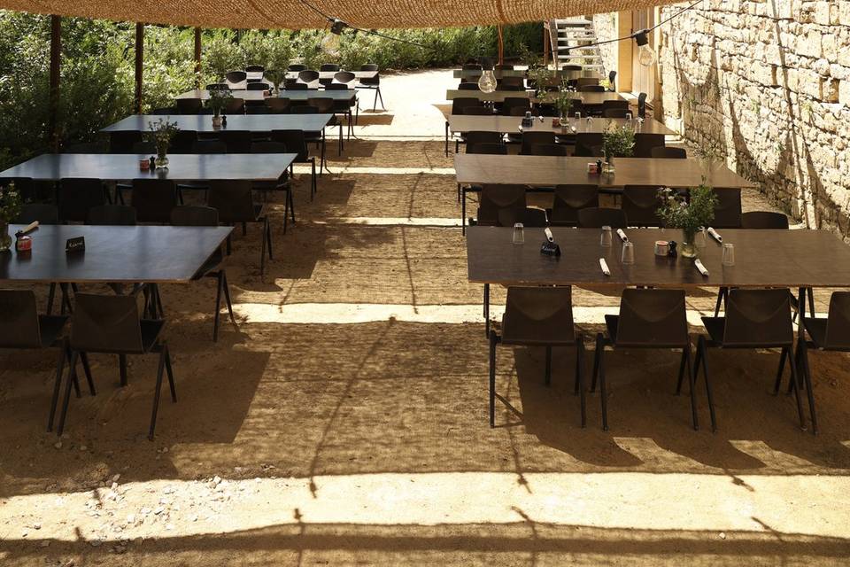 La terrasse du Locus Solus