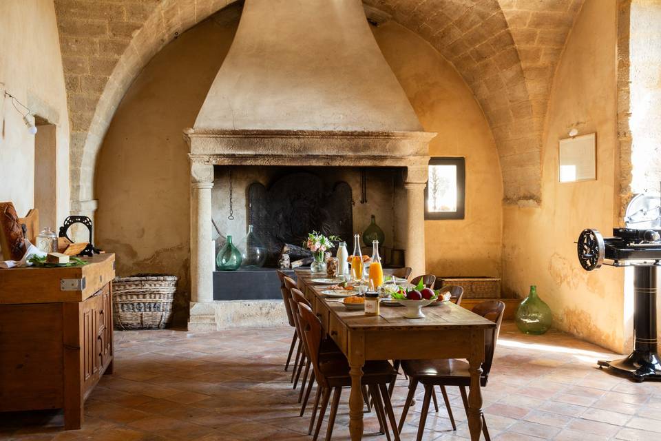 La salle à manger du cloître