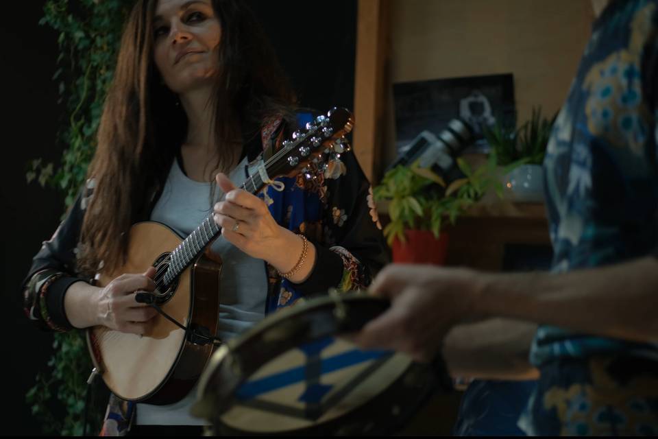 Roda Cozinha trio en tournage