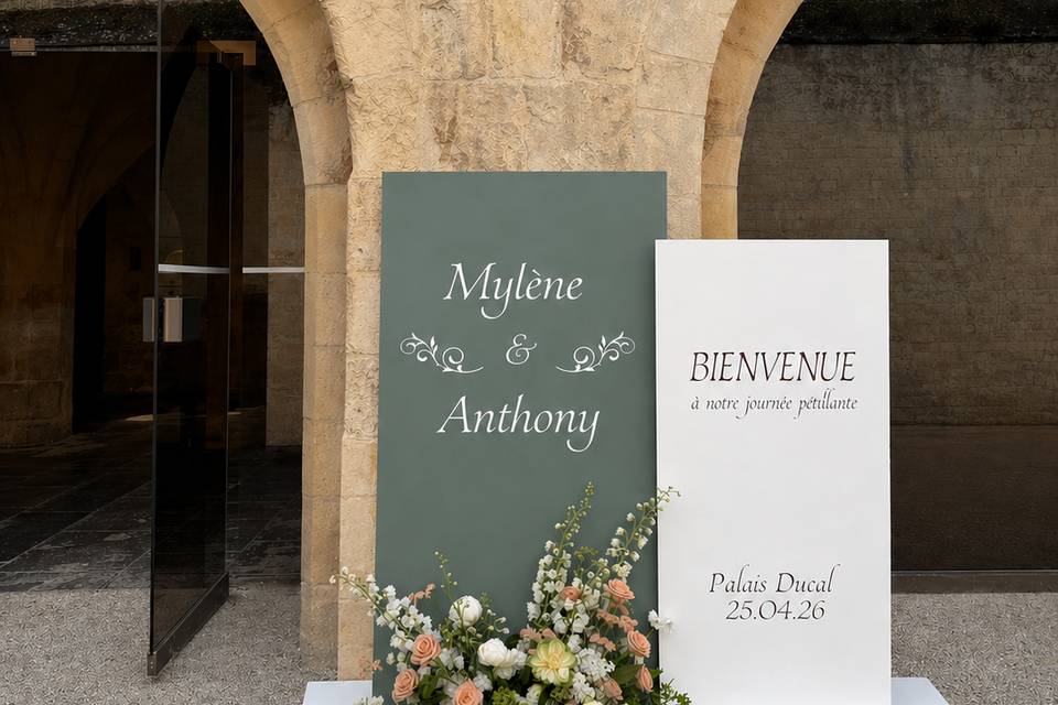 Panneau de Bienvenue
