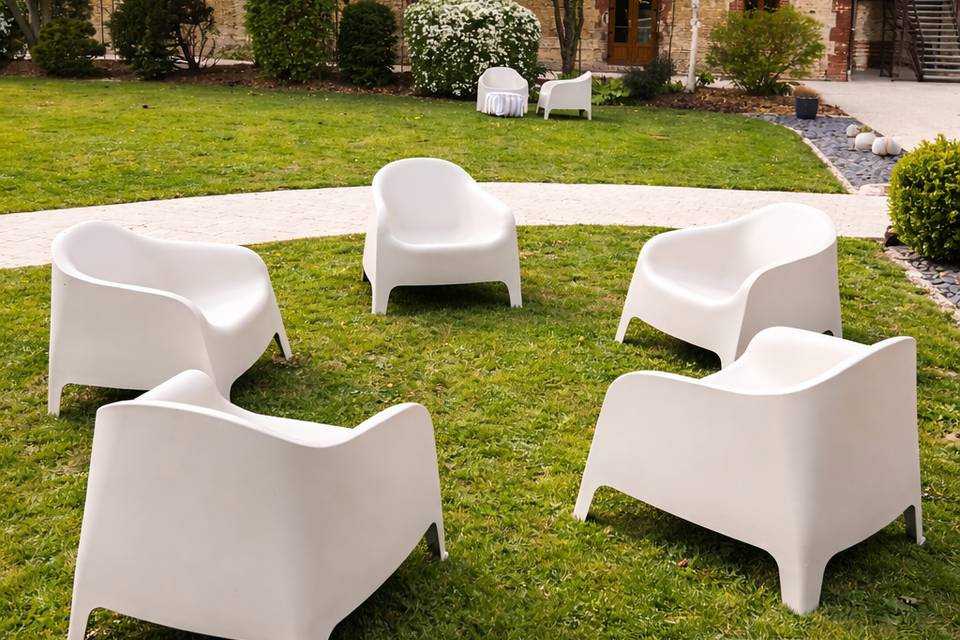 Salon jardin extérieur
