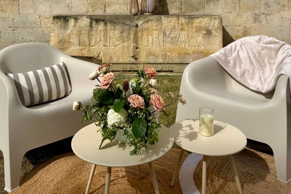 Fauteuil extérieur lounge et c